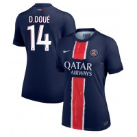 Paris Saint-Germain Desire Doue #14 Replika Hemmatröja Dam 2024-25 Kortärmad